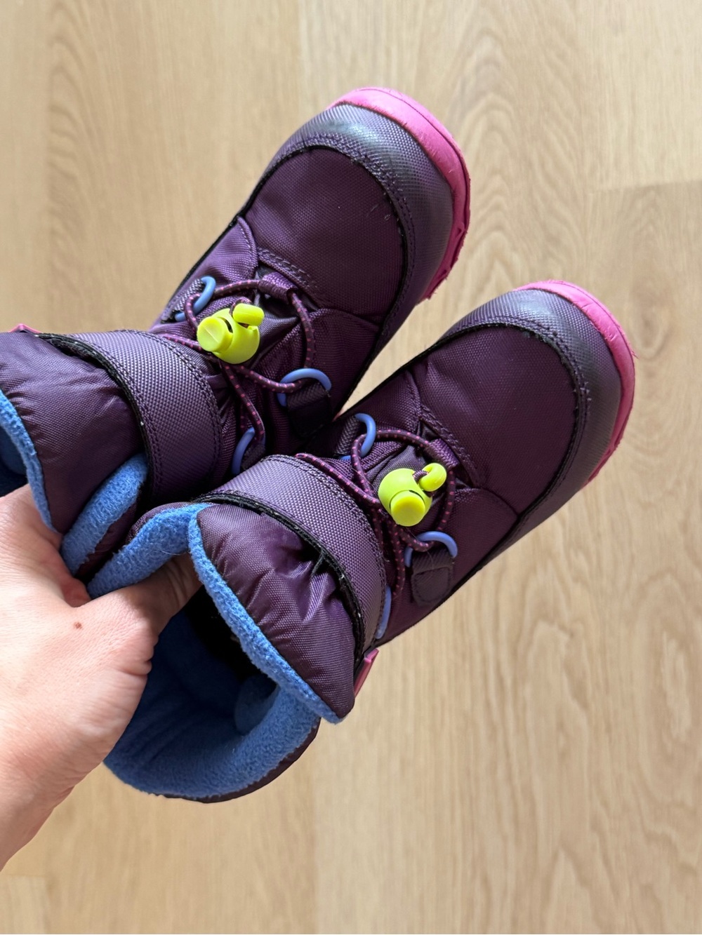 Cougar Kids Purple and Pink Winter Boots